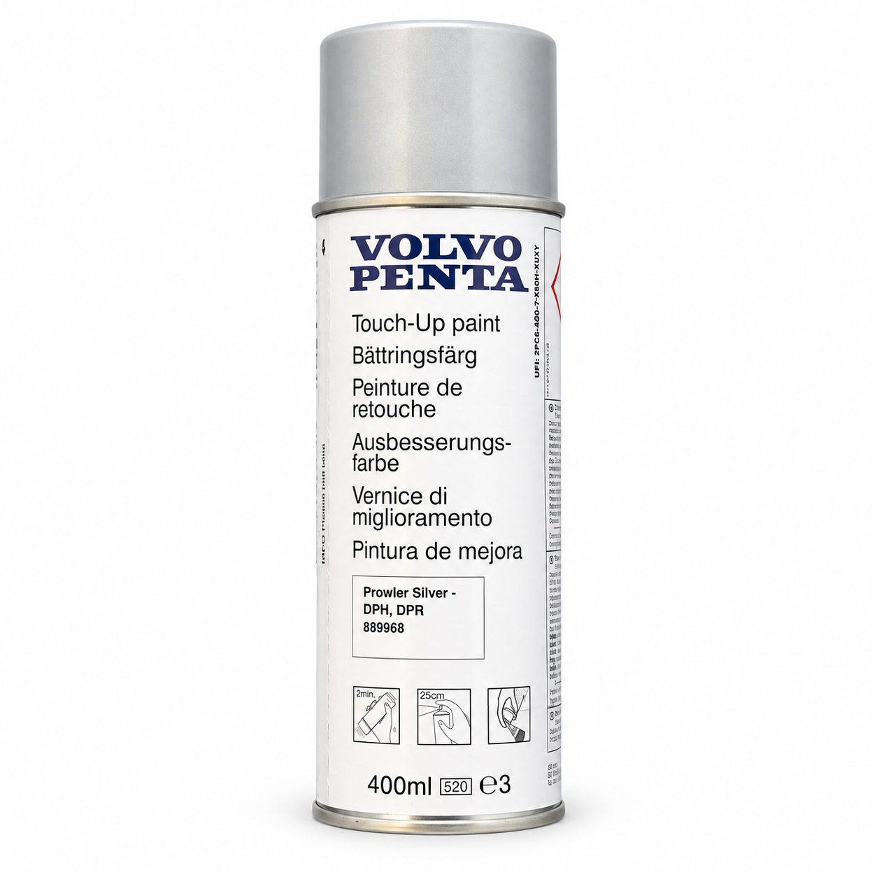 Volvo Penta bättringsfärg Prowler Silver 889968, 400 ml