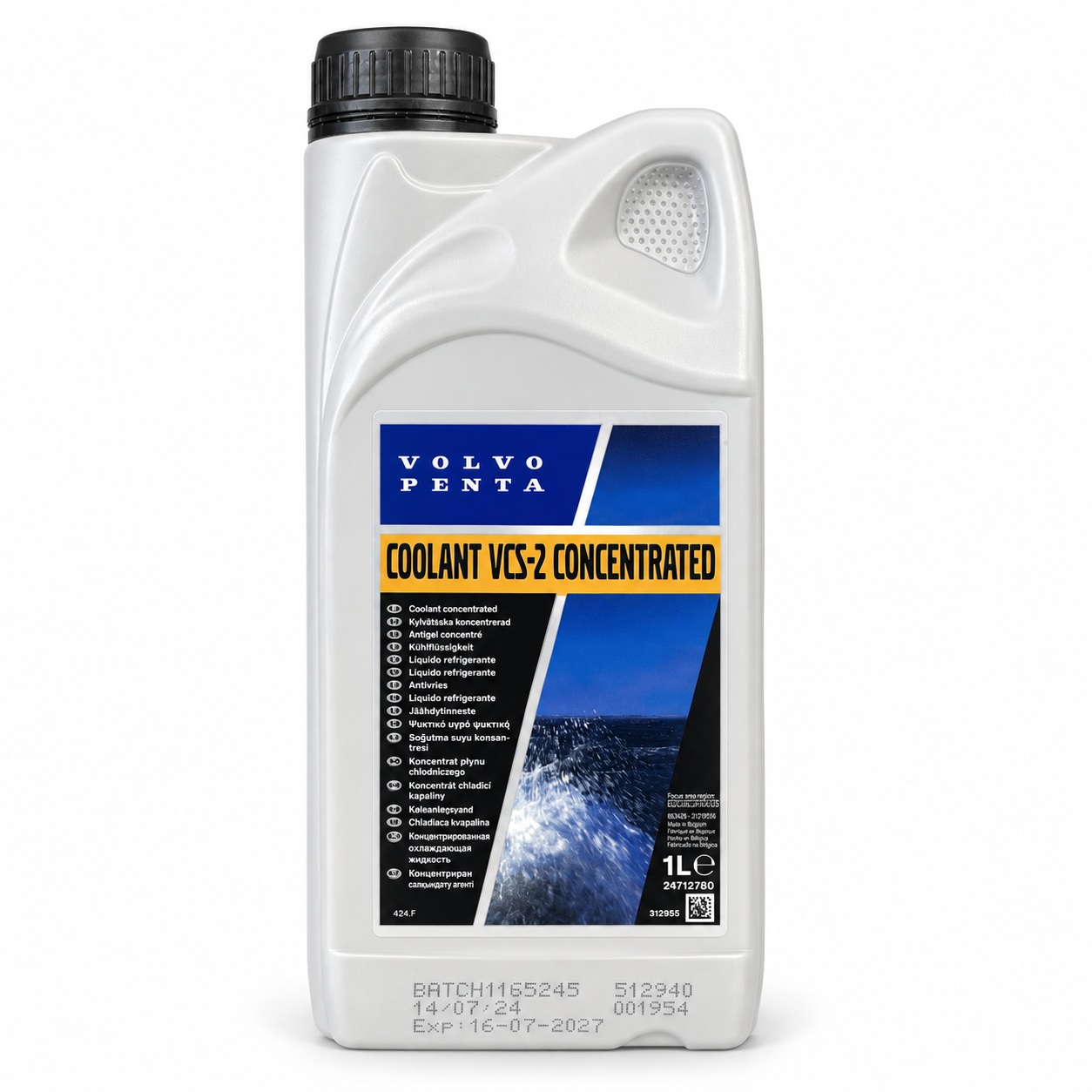 Volvo Penta Kylvätska VCS-2 koncentrat 1 liter 24712780 – bild 1