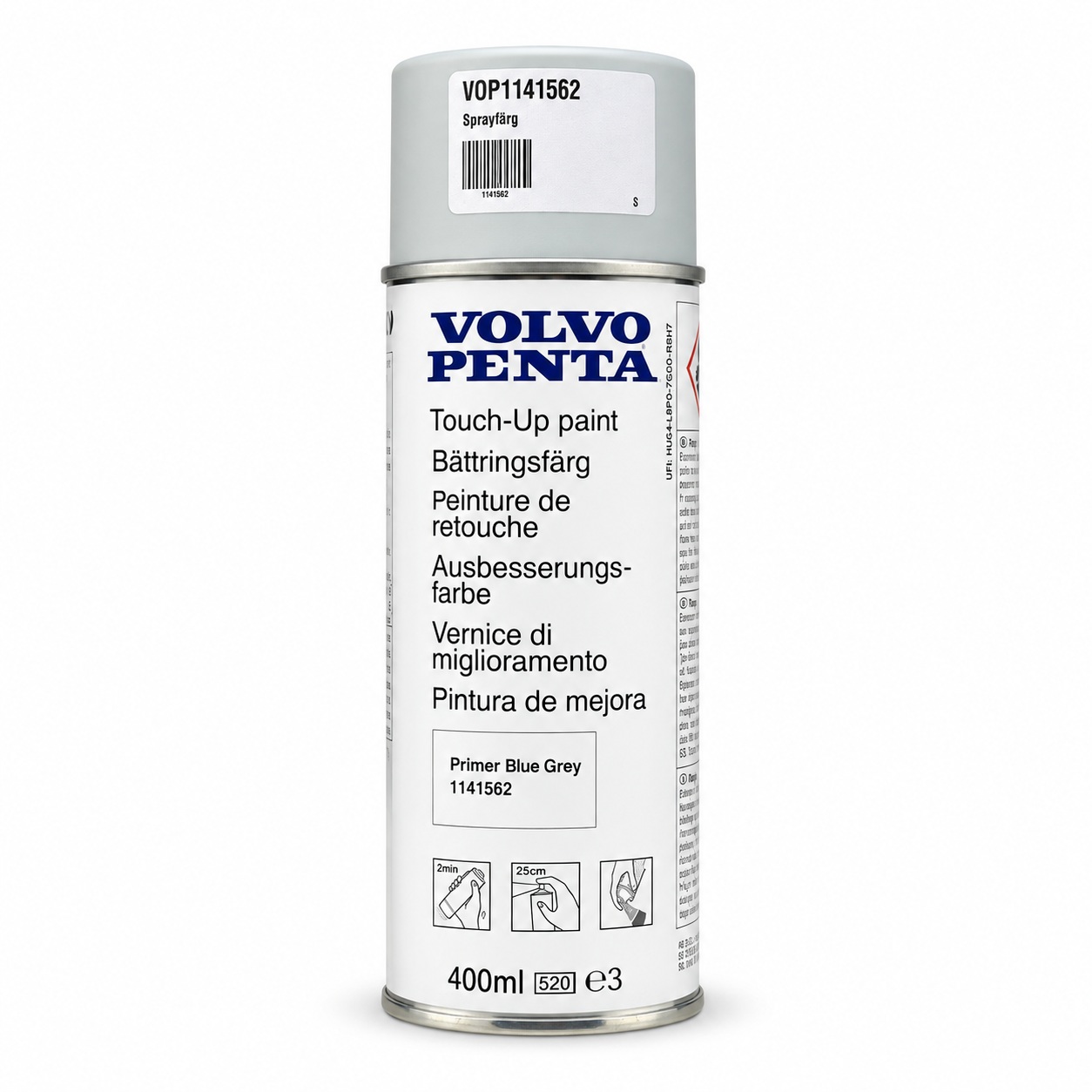 Volvo Penta grundfärg blågrå 1141562, 400 ml